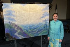 Olivia McKay chalk drawing